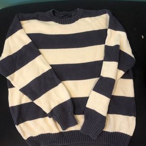 Brandy Melville. One size Blue and White Stripes
